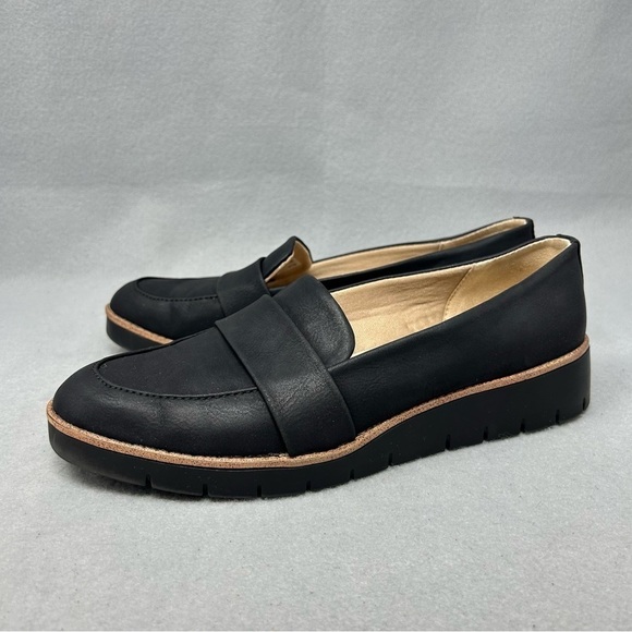 LifeStride Ollie Slip On Loafers Flats Black Suede Women's Size 8.5 M - Picture 1 of 12